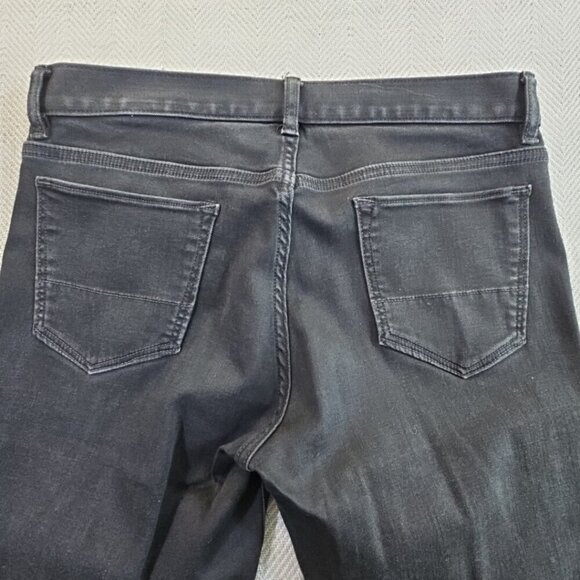 Banana Republic Traveler Jeans Men's W33 L32 Black Slim Fit Straight Leg EUC LN - Picture 9 of 13